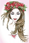 Teemantmosaiik Garland Beauty, 41x28