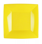 Taldrikud MoodFood, kollased, 23x23 cm, 25 tk