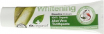 Hambapasta - Dr. Organic - Valgendav Aloe Vera - 100ml - Vegan - Kahepoolne efekt