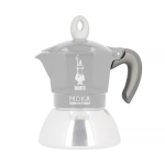 Bialetti - Moka Induction 2-tassiline asendusk&auml;epide - Hall, Bialetti - Moka Induction 2-Cup Replacement Handle - Grey