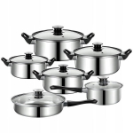 Potikomplekt Retoo, rooste, 12 tk