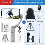Videokaamera HQ3 k&auml;epide Vlog Stabilizer - VLOG KIT - valik 7.