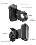 Videokaamera Ulanzi MA35 Magsafe Bluetoothi ​​luku k&auml;epide - nutitelefoni kaamera k&auml;epide selfie stabiliseerimiseks vertikaalsed ja horisontaalsed fotod - valgusega
