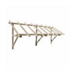 Puidust ukse varikatus, 310 cm