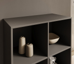 Raamaturiiul Furniture Lenti 2x3, must