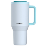 Kambukka Rio 950 ml Frosty Coconut &ndash; termoklaas koos k&otilde;rre, isoleeritud, lekkekindel, BPA-vaba