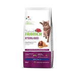 Kasside kuivtoit singiga, steriliseeritud kassidele, Natural Trainer Sterilised Adult Dry-Cured Ham & Pea