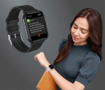 Nutikas kell, Touch Fitness Watch, Fitness Tracker Smart Clock koos impulsi sageduse unemonitori etapiga, IP68 Veetegevuse vaatleja, Q9Pro SmartWATC--