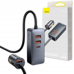 Baseus 3x USB-A ir USB-C automobilių įkroviklis 120W