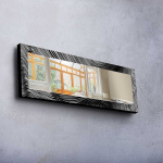 Peegel 40120MA-083, 40x120 cm, must