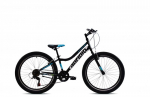 Laste jalgratas Capriolo MTB Diavolo 400, 24 tolli, must/sinine