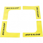 Tennisev&auml;ljaku nurgad Dunlop Court Edge, kollane