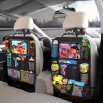 1tk Lihtne Must Multi Grid Istme Seljatoe Riputatav Auto Ladustuskott, Multifunktsionaalne Auto Ladustuskott Autole, Halloween, Thanksgiving ja J&otilde;ulukingitus.