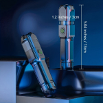 Laetav LED-taskulamp matkamiseks, 2vnt LED žibintuvėlis - 400mAh