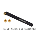 Karbiid Treipingi T&ouml;&ouml;riistakomplekt, 10mm Vars, T-soon T&ouml;&ouml;riistahoidikuga., Sclcr1010h06+2vnt Ccmt060204