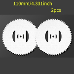 Universaalsed Muruniiduki Terad, 110 mm integruotas smailus danties pjovimo peilis: 2 dalys