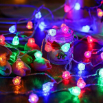 LED Kristalli Mullikee Valgusti, Spalva Bubble Rose Flower Light String