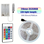 LED riba patareidiga pult, 590,55 colio / 1500 cm