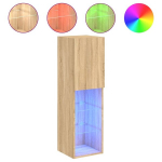 LED-tuledega telerikapp，TV Kapp，telerialus, Sonoma tamm, 30,5 x 30 x 102 cm CFE439362