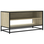telerikapp，TV Kapp，telerialus, Sonoma tamm, 91x40x46 cm, tehispuit ja metall CFE914026
