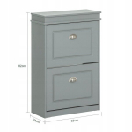 Jalatsiriiul Fluxar SC-1230 83x54x24 cm hall