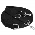 Treeningrihm koerale Springos PA0334 10 m kuni 15 kg, must