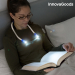 Lugemislamp - InnovaGoods - Raamatlamp - Paindlik - 4 LED - AA patareid