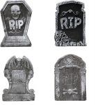 Halloweeni kaunistused hauakividele, 4 tk