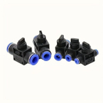 Plastikust Kuulkraan &Otilde;hureguleerimine, Universaalne Keerme&uuml;hendus, 4tk., HVFF-6MM 4vnt