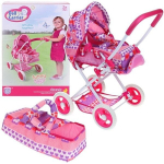 Nukkude lapsevanker Deep Walking Carrycot Carrier 3in1 Folding Canopy