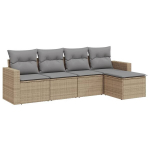 5-osaline aiadiivani komplekt，aiam&ouml;&ouml;bli komplekt，V&auml;lim&ouml;&ouml;bli komplekt patjadega, beež, pol&uuml;rotang CFE690367