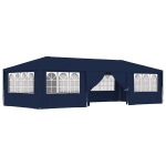 Telk,professionaalne peotelk k&uuml;lgseintega, 4x9 m, sinine 90 g/m&sup2; CFE561258