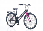 Linnaratas Corelli 24", must/roosa