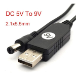 DC 5V/9V/USB, 1 m
