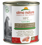 Konserv kassidele Almo Nature HFC Natural, kana krevettidega, 280g