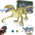 Dinosaurus Velociraptor koos juhtpaneeli, heli- ja valgusefektidega