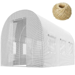 Aiatunnel - kasvuhoone, 2x3,5m (7m2), valge