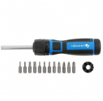 Kruvikeeraja reduktoriga Hogert 1:5 + otsikud, 13 t&uuml;kki - HT1S215