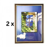 Pildiraam, plastik, A4, 21x29,7 cm, pruun, pakis 2 tk.