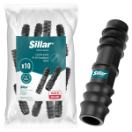 10x Sillar push-on liitmik sirge 16mm dripline adapteri liitmik