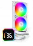 Montech CPU Jahuti HYPERFLOW DIGITAL 240 (W), 2x120mm, 129.5m&sup3;/h, 96.27mmH2O, FDB, RGB