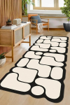 Conceptum Hypnose vaiptee Calico 80x150cm, must/valge