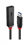 Lindy 43401 USB pikenduskabel 5m, 5Gbps, USB A isane / USB C emane, toiteadapteri kaabel kaasas