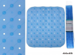 Lumarko PVC vannimatt, sinine, 44 x 45 x 0,5 cm