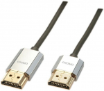 HDMI kaabel - LINDY Cromo Slim HDMI kaabel, k&otilde;rge kiirus, M/M, 4,5 m, hall