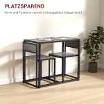 Baarilauakomplekt 90x47x76 cm Hall Metall