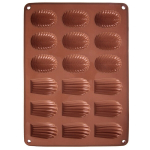 Koogi- ja pralineevorm silikoonist pruun Orion 34x25x1cm