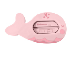 Vannitermomeeter Kikka Boo Whale Pink, elavh&otilde;bedavaba, BPA-vaba