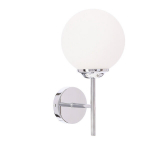 Candelluxi seinalamp Belweder, kroom/valge
