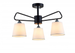 Candelluxi rippvalgusti Morley, must/valge